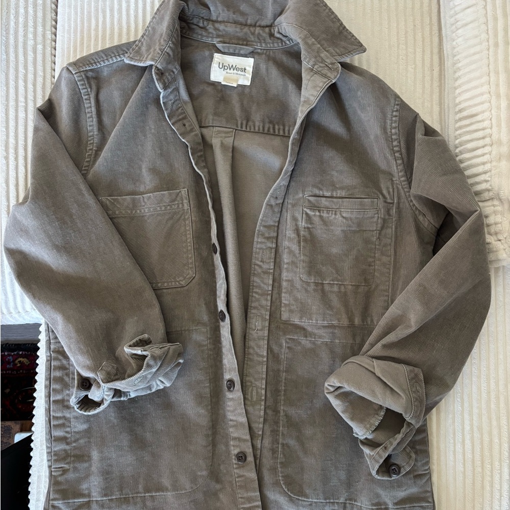 UpWest Corduroy Button-Up Shirt/Jacket